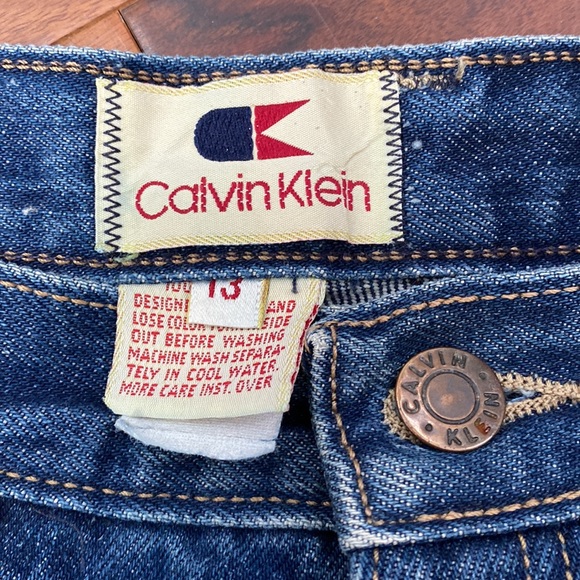 Vintage 1970’s Calvin Klein Jeans Size 13 - Picture 4 of 12